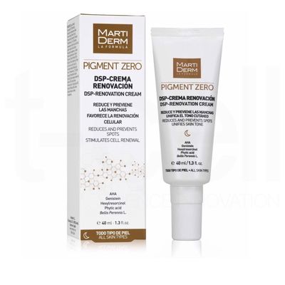 Kem Dưỡng Ban Đêm Martiderm Pigment Zero DSP 40ml - Hỗ Trợ Làm Sáng Da, Mờ Sắc Tố, Dưỡng Ẩm Cho Da Nhạy Cảm