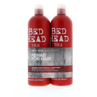 Dầu Gội Xả Tigi Bed Head Urban Antidotes Resurrection 750ml - Phục Hồi Tóc Hư Tổn, Giảm Tình Trạng Tóc Xỉn Màu, Mềm Mượt Chính Hãng 608265