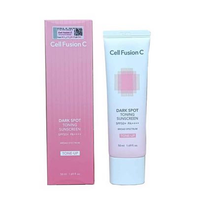 Kem Chống Nắng Cell Fusion C Toning Sunscreen 100 SPF50+ - Nâng Tông Da Hồng, Dưỡng Ẩm, Phù Hợp Mọi Loại Da, Chính Hãng