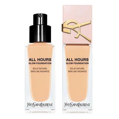 Kem Nền Yves Saint Laurent YSL All Hours Glow Foundation Tone LC2 25ml - Trang Điểm Rạng Rỡ, Chất Kem Mịn Mượt, Chống Nắng Chính Hãng
