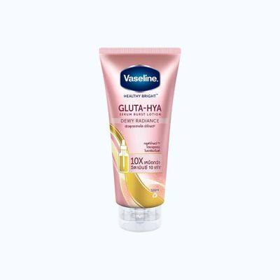Sữa Dưỡng Thể Sáng Da Vaseline Gluta HYA Serum 10X 330ml - Cấp Ẩm, Giúp Làn Da Trắng Sáng và Mờ Thâm Sạm, Phù Hợp Mọi Loại Da