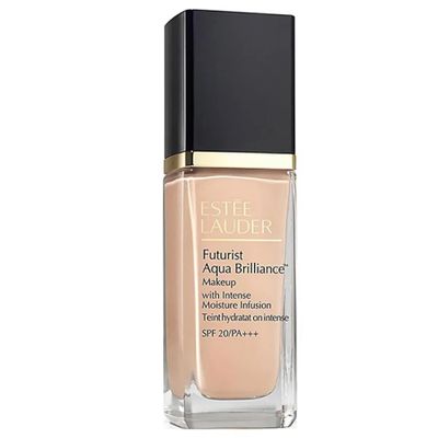 Kem Nền Estée Lauder Futurist Aqua Brilliance 30ml - Che phủ hoàn hảo, độ ẩm vượt trội, SPF20/PA+++ Tone 1C0 Cool Porcelain