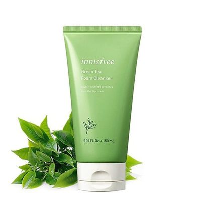 Sữa Rửa Mặt Chiết Xuất Trà Xanh Innisfree Green Tea Foam Cleanser 150ml - Làm Sạch Sâu, Cung Cấp Độ Ẩm, Giảm Mụn, Chính Hãng Hàn Quốc