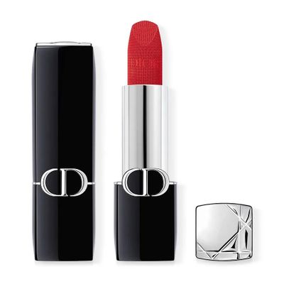Son Dior Rouge Dior Couture Velvet 764 Rouge Gipsy - Son Môi Chính Hãng Đỏ Hồng Sang Trọng, Bám Màu Lâu, Đẳng Cấp Nữ Tính