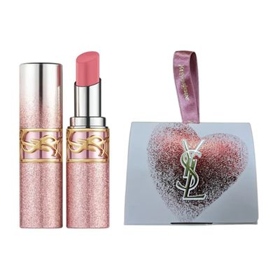 Son Dưỡng Yves Saint Laurent YSL Loveshine Candy Glow 44b - Hồng Đất Valentine's Limited Edition Kèm Túi Giấy Chính Hãng