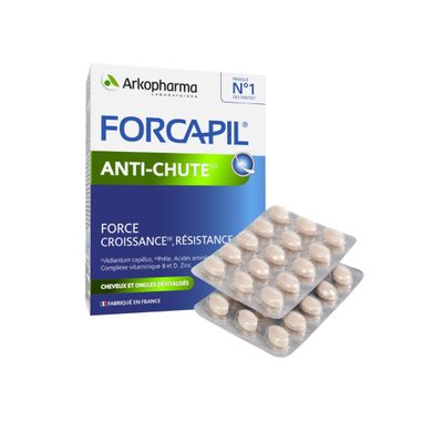 Viên Uống Arkopharma Forcapil Anti Chute (30 Viên) - Hỗ Trợ Giảm Rụng Tóc, Dinh Dưỡng Tóc Khỏe Mạnh, Chăm Sóc Tóc Chính Hãng