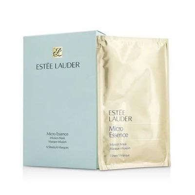 Hộp 6 Miếng Mặt Nạ Giấy Estée Lauder Micro Essence Infusion - Cấp Ẩm, Làm Mềm Da, Phù Hợp Mọi Loại Da
