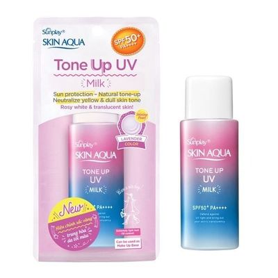 Sữa Chống Nắng Hiệu Chỉnh Sắc Da Sunplay Skin Aqua Tone Up UV Milk SPF50+ PA++++ - Nâng Tone, Dưỡng Ẩm, Kiểm Soát Dầu Cho Da Dầu và Hỗn Hợp