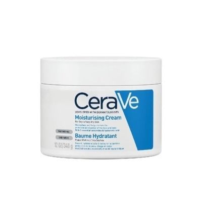 Kem Dưỡng Ẩm Cerave Moisturizing Cream 340g - Giải Pháp Cấp Nước Hiệu Quả Cho Da Khô, Không Nhờn Dính, Chăm Sóc Da Mịn Màng