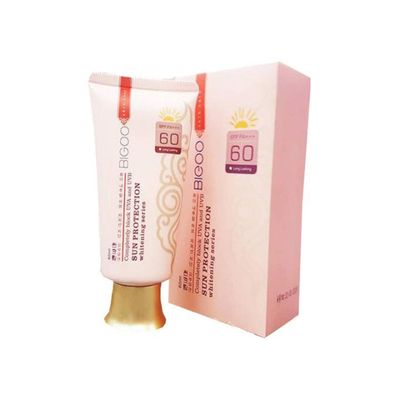 Kem Nền Chống Nắng Kháng Khuẩn BIGOO Sun Protection SPF60 - Bảo Vệ Da Mặt, Ngăn Ngừa Mụn, Chính Hãng Hàn Quốc 80ml