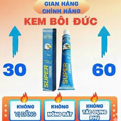 Kem Bôi Super Viga 15ml - Hỗ Trợ Cân Bằng Nội Tiết Tố, Giúp Nam Giới Kiểm Soát Thời Gian - Chính Hãng Từ Đức 566080