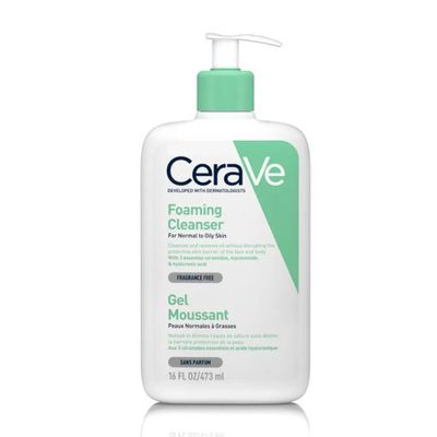 Sữa Rửa Mặt Cerave Foaming Cleanser Gel Cho Da Dầu 472ml - Sản Phẩm Chất Lượng Chính Hãng Giúp Làm Sạch Sâu và Giữ Ẩm Da