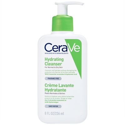 Sữa Rửa Mặt Cerave Hydrating Cleanser 236ml - Dưỡng Ẩm, Làm Sạch Sâu, Phù Hợp Cho Da Thường Và Da Khô, Chính Hãng 100%