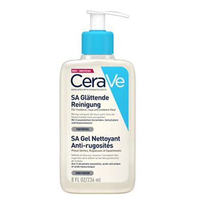 Sữa Rửa Mặt Cho Da Khô Cerave SA Smoothing Cleanser 237ml - Làm Sạch Dịu Nhẹ, Giữ Ẩm, Chống Kích Ứng, Da Mịn Màng Rạng Rỡ