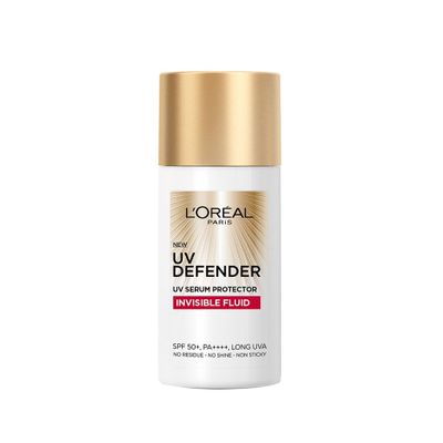 Kem Chống Nắng Loreal Paris UV Defender Serum Invisible Fluid SPF50+/PA++++ - Bảo Vệ Da Toàn Diện, Dễ Thẩm Thấu, Không Nhờn Rít 50ml