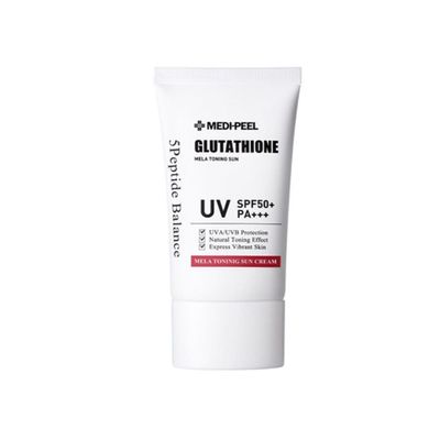 Kem Chống Nắng Medi-peel Glutathione Mela Toning Sun SPF50 PA+++ 50ml - Bảo Vệ Da Nhạy Cảm, Sáng Da, Chống Nắng Hiệu Quả Chính Hãng