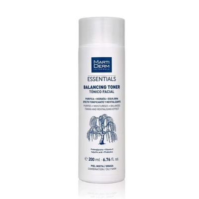 Nước Cân Bằng MartiDerm Essentials Balancing 200ml - Toner Chứa BHA Dành Cho Da Dầu và Hỗn Hợp, Làm Sạch và Cân Bằng Độ Ẩm