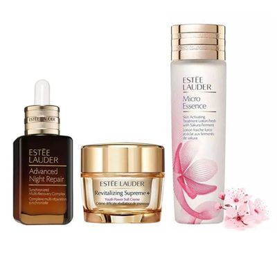 Combo Chăm Sóc Da Estee Lauder Chính Hãng - Advanced Night Repair 50ml, Revitalizing Supreme 50ml & Micro Essence 200ml, Bảo Vệ & Trẻ Hoá Da