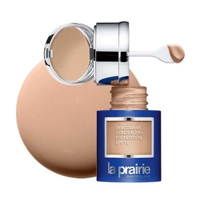 Kem Nền La Prairie Skin Caviar Concealer Foundation SPF 15 Tone NC05 - Che Khuyết Điểm, Phù Hợp Mọi Loại Da, Chính Hãng 30ml