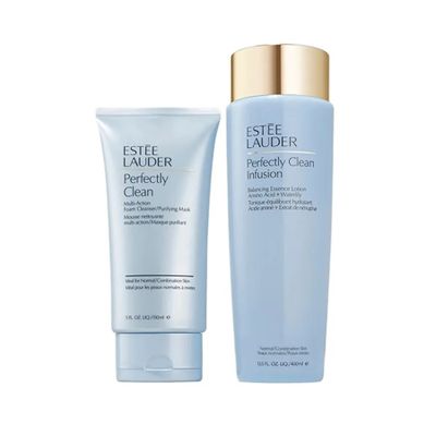 Set Sửa Rữa Mặt Và Nước Thần Estée Lauder Perfectly Clean 400ml + 150ml - Bộ Chăm Sóc Da Mặt Chính Hãng Hiệu Quả