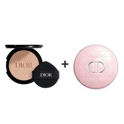 Phấn Nước Dior Forever Cushion Pink Cannage 0N Neutral - Phấn Trang Điểm Cao Cấp Dưỡng Ẩm, Che Khuyết Điểm Tự Nhiên