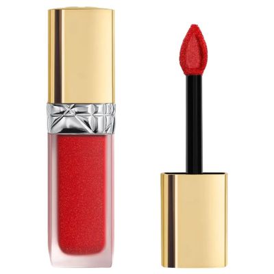Son Kem Dior Rouge Dior Forever Liquid Sequin 999 Chính Hãng - Màu Đỏ Thuần Nổi Bật, Bám Màu Xuất Sắc, Dưỡng Ẩm Môi