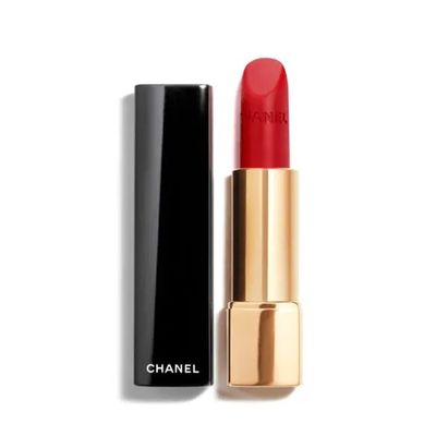 Son Chanel Rouge Allure Velvet 56 Rouge Charnel - Son Đỏ Tươi Chính Hãng, Độ Bám Lên Đến 8 Giờ, Dưỡng Ẩm Môi