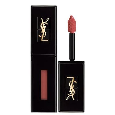 Son Kem YSL 440 Rose Player - Yves Saint Laurent Rouge Pur Couture Vinyl Cream Lip Stain Đỏ Hồng Chính Hãng, Độ Bền Màu Cao, Dưỡng Ẩm Tốt