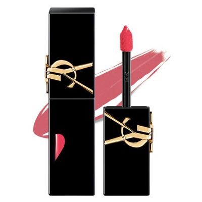 Son Yves Saint Laurent YSL The Inks Vinyl Cream 403 Fuchsia Chính Hãng - Son Kem Mịn, Màu Hồng San Hô Nổi Bật, Chất Dưỡng Ẩm Tuyệt Đối