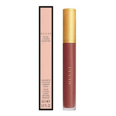 Son Kem Gucci Rouge Liquid Matte 203 Mildred Rosewood - Màu 203 Hồng Đất Chính Hãng, Sang Trọng và Thời Thượng cho Mọi Dịp