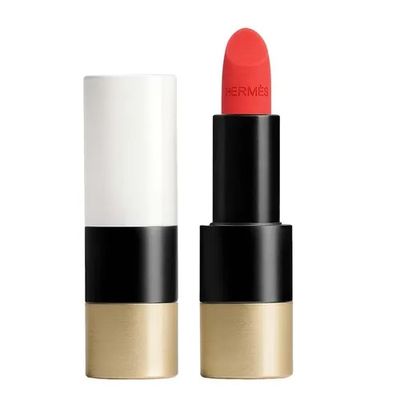 Son Rouge Hermès Matte 46 Rouge Exotique - Son Môi Đỏ Cam Chính Hãng, Dưỡng Ẩm, Sang Trọng, Phù Hợp Mọi Dịp