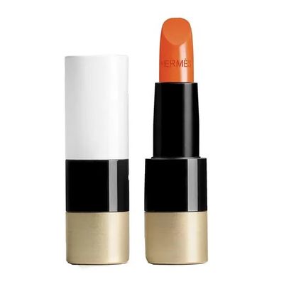 Son Hermès Satin Lipstick 33 Cam Cháy - Son Môi Mềm Mại, Lâu Trôi, Phong Cách Sang Trọng, Sắc Đỏ Nổi Bật, Dành Cho Phái Đẹp