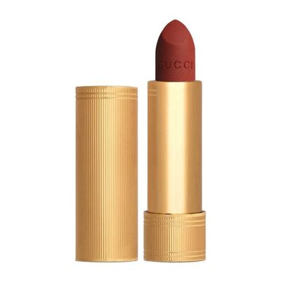 Son Gucci Rouge Lip À Lèvres Voile Mat 505 - Đỏ Gạch Janet Rust Chính Hãng - Son Môi Matte Sang Trọng, Quyến Rũ