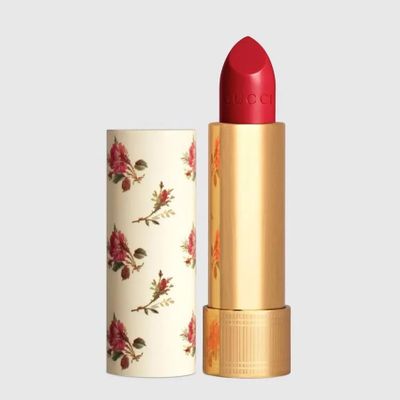 Son Gucci Rouge À Lèvres Voile 25 Goldie Red - Son Môi Đỏ Cổ Điển Chính Hãng, Dưỡng Ẩm, Độ Bám Màu Lâu, Phong Cách Sang Trọng