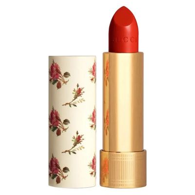 Son Gucci Rouge À Lèvres Satin Lipstick Màu 500 Odalie Red - Son Đỏ Cam Chính Hãng, Đẹp Tự Nhiên, Duy Trì Độ Bám Màu Cực Tốt