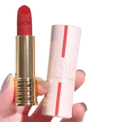 Son Lancôme Absolute Perfect Lipstick Velvet Matte Màu 196 Đỏ Cam - Hàng Chính Hãng Limited Edition Phong Cách Sang Trọng