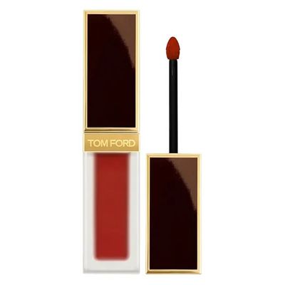 Son Kem Tom Ford Liquid Lip Luxe Matte Màu 123 Devoted - Đỏ Đất Sang Trọng, Chất Son Mượt Màng, Chăm Sóc Môi Hoàn Hảo