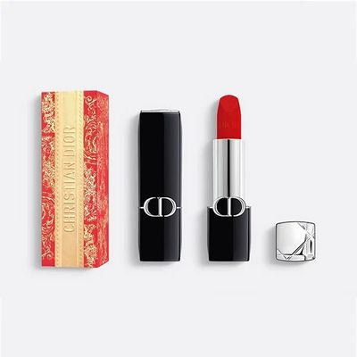 Son Dior Rouge Dior Lunar New Year Limited Edition 777 Fahenheit - Màu 77 Đỏ Cam Sang Trọng Dưỡng Ẩm Tuyệt Vời, Quà Tết Hoàn Hảo