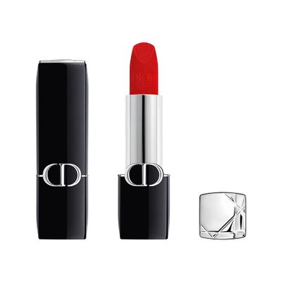 Son Dior Rouge Dior Couture 999 - Son Môi Đỏ Tươi Chính Hãng, Velvet Finish Sang Trọng, Chất Son Mịn Màng, Độ Bám Cao