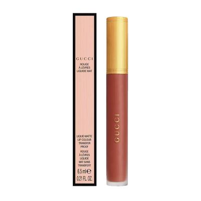 Son Kem Gucci Rouge Liquid Matte 505 Janet Rust 6.5ml - Đỏ Đất Quyến Rũ, Son Chính Hãng Dưỡng Ẩm, Bền Màu Suốt Ngày