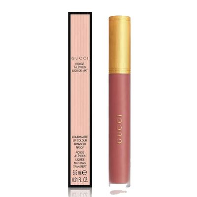 Son Kem Gucci Rouge Liquid Matte 208 Hồng Đất - Hàng Chính Hãng, Bền Màu, Dễ Dàng Sử Dụng, Tôn Vẻ Đẹp Tươi Tắn, Sang Trọng