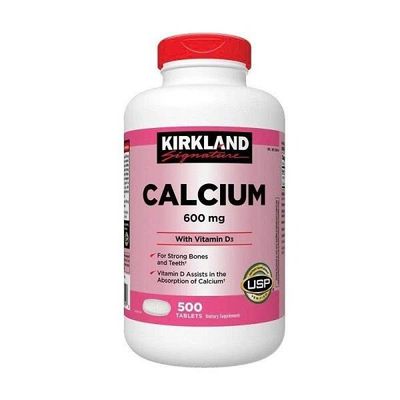 Viên uống Calcium + D3 Kirkland 500 viên - Hỗ trợ sức khỏe xương, tăng cường hệ miễn dịch, phòng ngừa loãng xương Chính Hãng
