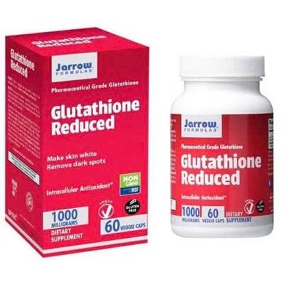 Viên Uống Hỗ Trợ Trắng Da Jarrow Glutathione 1000Mg - Thực Phẩm Chức Năng Làm Sáng Da Tự Nhiên, làm dịu da Hiệu Quả (60 Viên) chính hãng