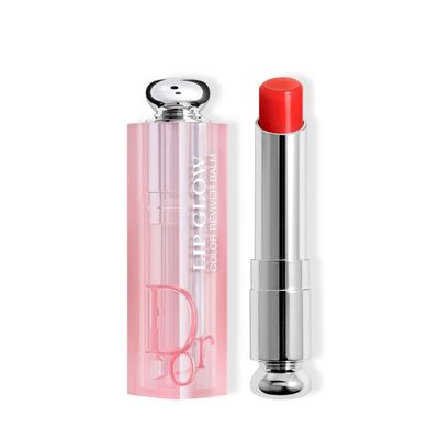 Son Dưỡng Dior Addict Lip Glow Màu Hồng San Hô 033 Coral Pink - Chăm Sóc Môi Tự Nhiên 3.2g, Logo Đỏ Chính Hãng