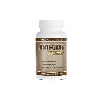 Viên uống Anti Gray Hair 7050 - Hỗ trợ chống tóc bạc sớm, 60 viên, vitamin tự nhiên cho mái tóc khỏe mạnh và bóng mượt