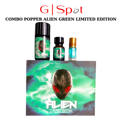 Set Combo Popper Tăng Khoái Cảm Alien Green Limited Edition