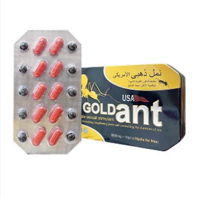Hộp 20 viên kiến vàng Gold Ant USA hỗ trợ kéo dài thời gian và phục hồi nhanh cho nam