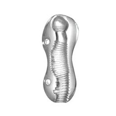 Đồ Chơi Khối Silicone Trong Suốt Cho Nam Lỗ Gân Siêu Kích Thích
