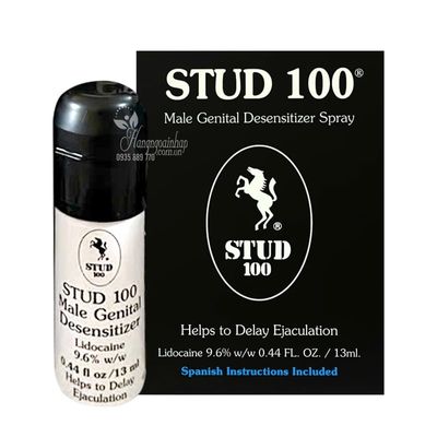 Chai xịt Stud100 mẫu mới chính hãng Anh hỗ trợ kéo dài thời gian và tăng cường sinh lý ở nam cực hiệu quả