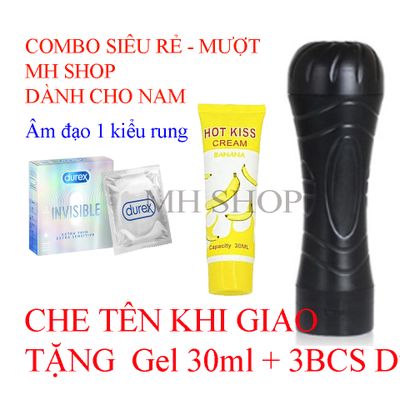 Chăm sóc nam giới Combo siêu chất 3 món cực rẻ gồm Âm Gel Bao che tên